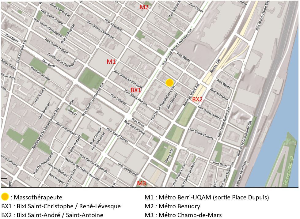 Carte de localisation de l'adresse